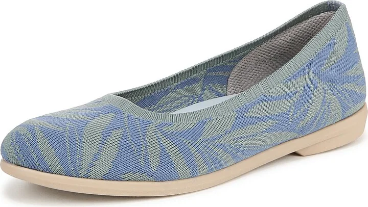 Elemental Blue/Green Leaf Print