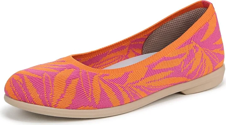 Paradise Pink/Orange Leaf Print