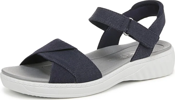 BZees Womens Lane Sandal Navy Blazer 9 W