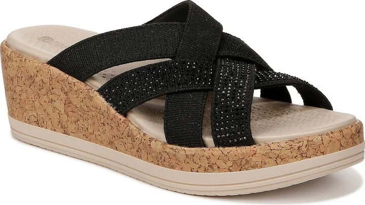 Bzees Women's Reign Wedge Sandals