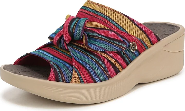 BZees Womens Smile Slingbacks Sandal