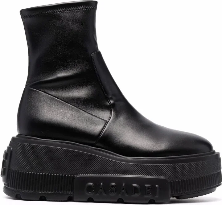 C-Chain platform ankle boots