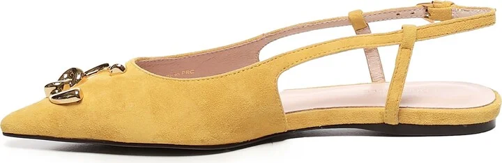 C-me Flat Slingback In Suede - Image 4