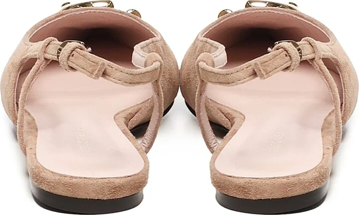 C-me Flat Slingback In Suede - Image 3