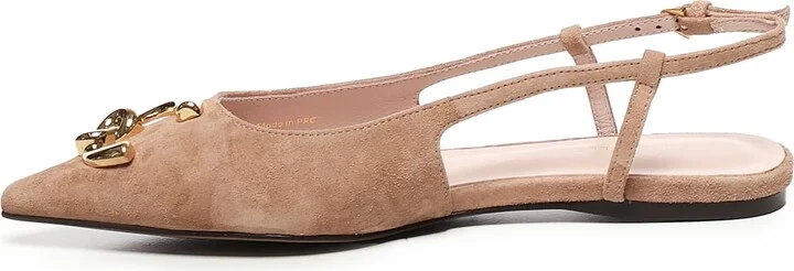 C-me Flat Slingback In Suede - Image 4