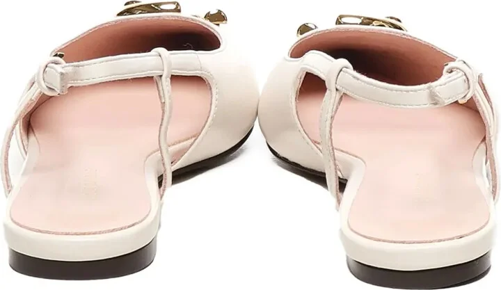 C-me logo-detail slingback flat pumps - Image 3