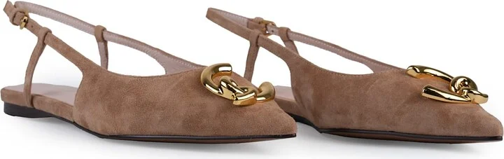 C-me Slingback Sandals In Suede - Image 4