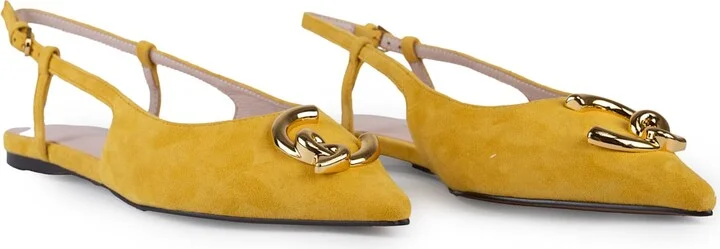 C-me Slingback Sandals In Suede - Image 4
