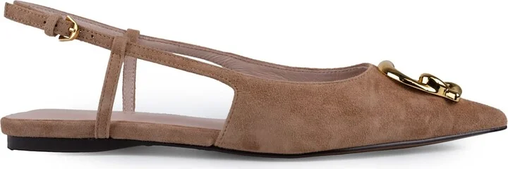 C-me Slingback Sandals In Suede