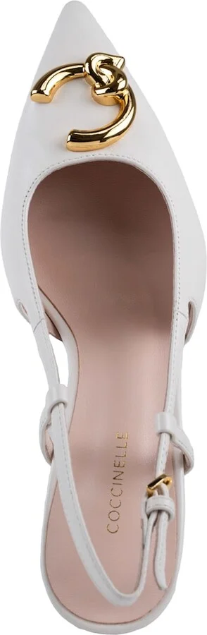 C-me Smooth Slingback Shoes In Leather - Image 3