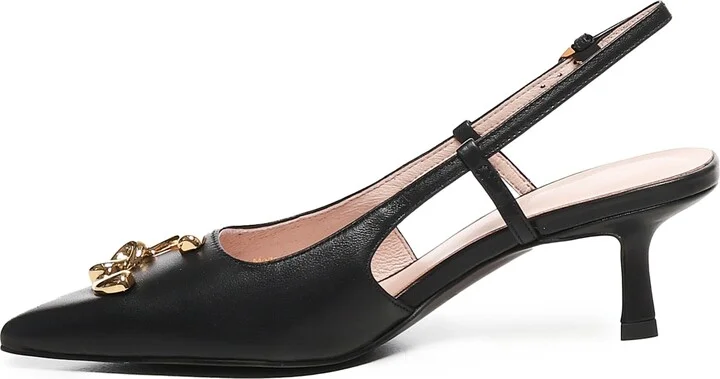 C-me Smooth Slingbacks - Image 4