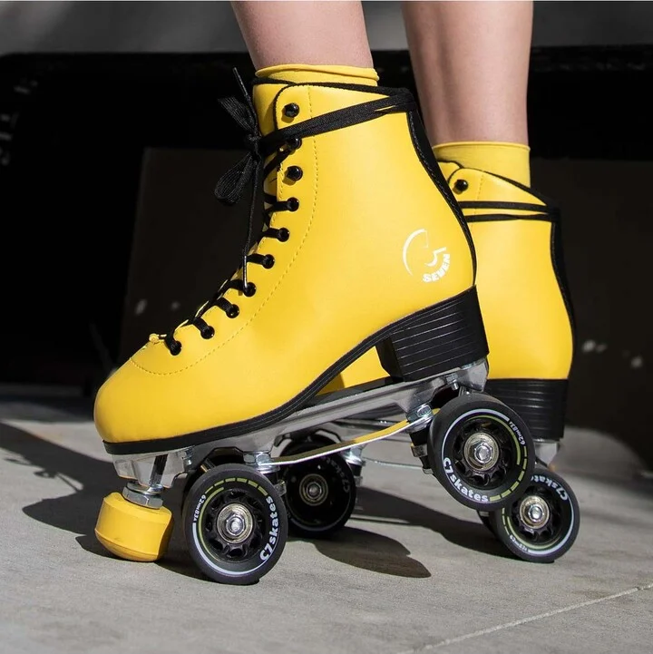 C7skates Dark Magic Quad Roller Skates (Queen Bee, Women's 8 / Men's 7) - Image 5