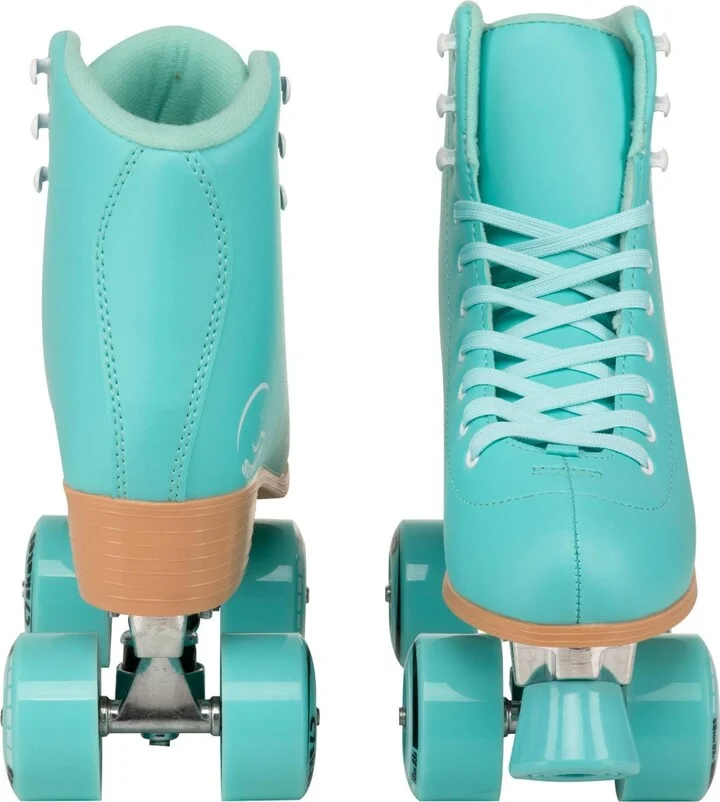 C7skates Forget Me Not Quad Roller Skates (Aquamarine, Men's 10) - Image 4