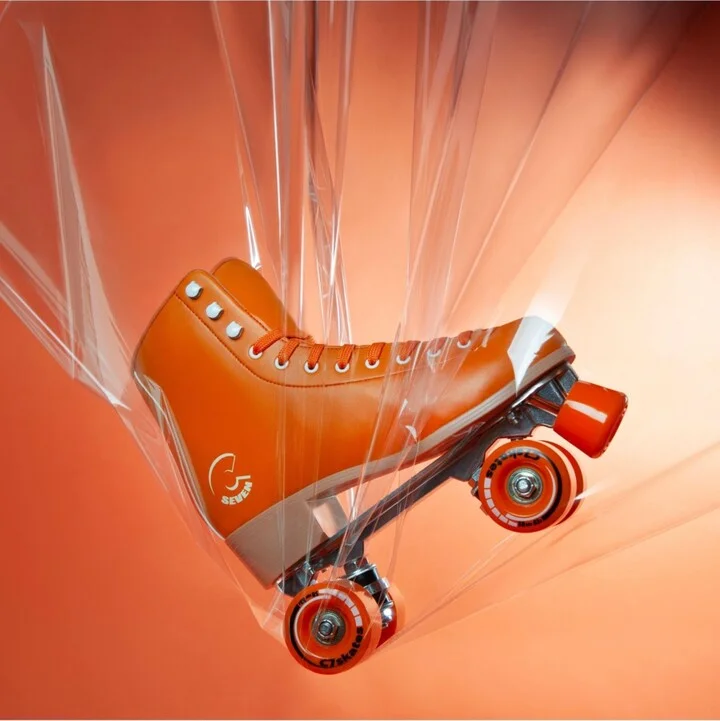 C7skates Forget Me Not Quad Roller Skates Carrot Orange Mens 9 - Image 3