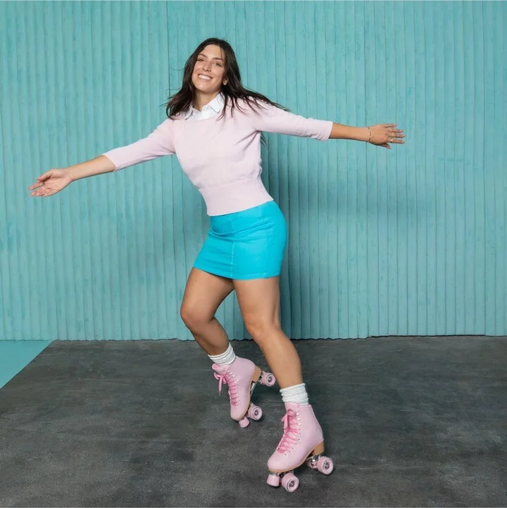 C7skates Forget Me Not Quad Roller Skates (Cherry Blossom, Men's 10) - Image 5