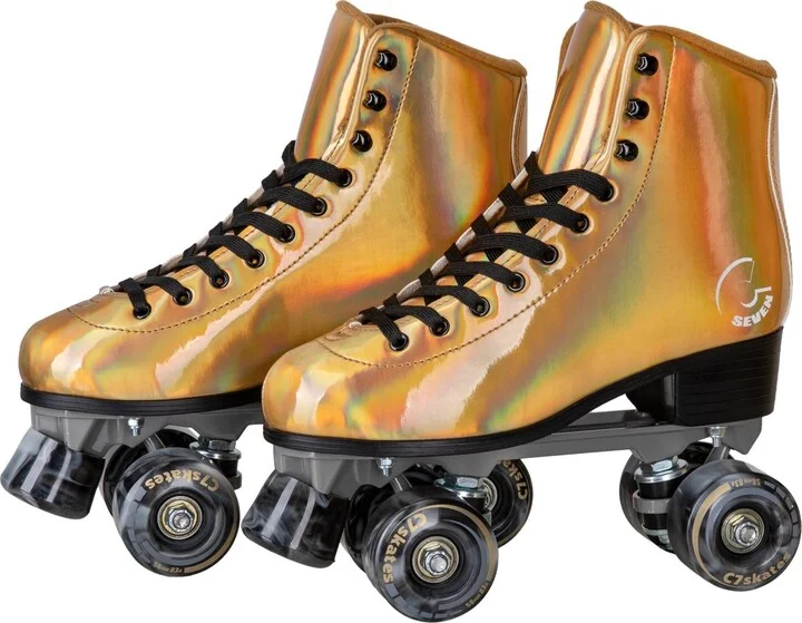 C7skates Forget Me Not Quad Roller Skates (Farrah, Women's 9 / Men's 8)