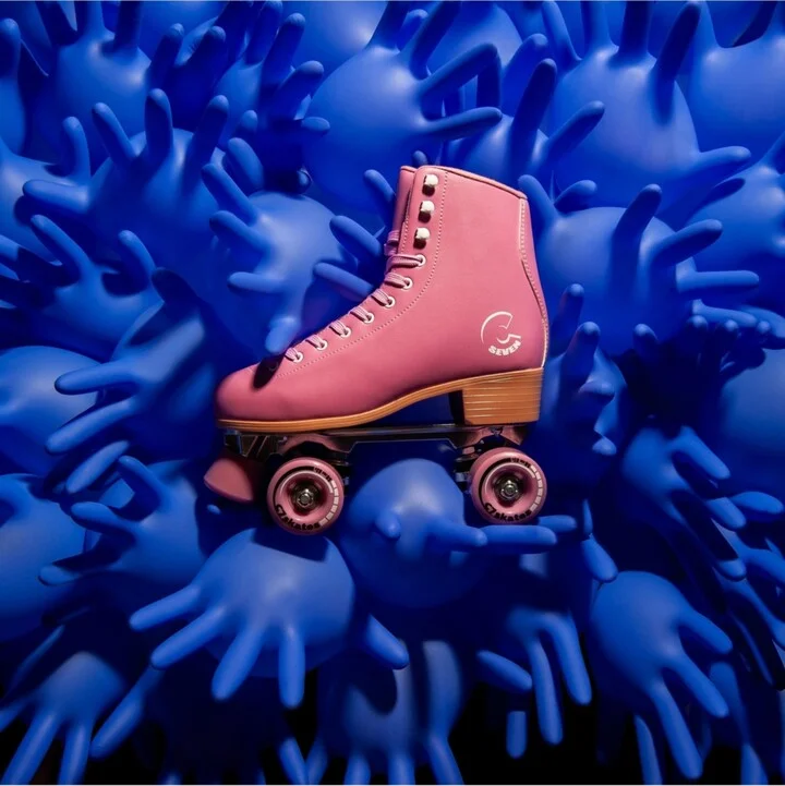 C7skates Forget Me Not Quad Roller Skates (Lychee Punch, Men's 8) - Image 3
