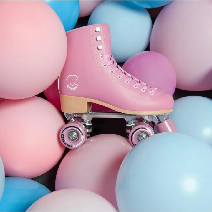 C7skates Forget Me Not Quad Roller Skates (Lychee Punch, Men's 8) - Image 4