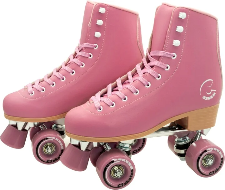 C7skates Forget Me Not Quad Roller Skates (Lychee Punch, Men's 8)