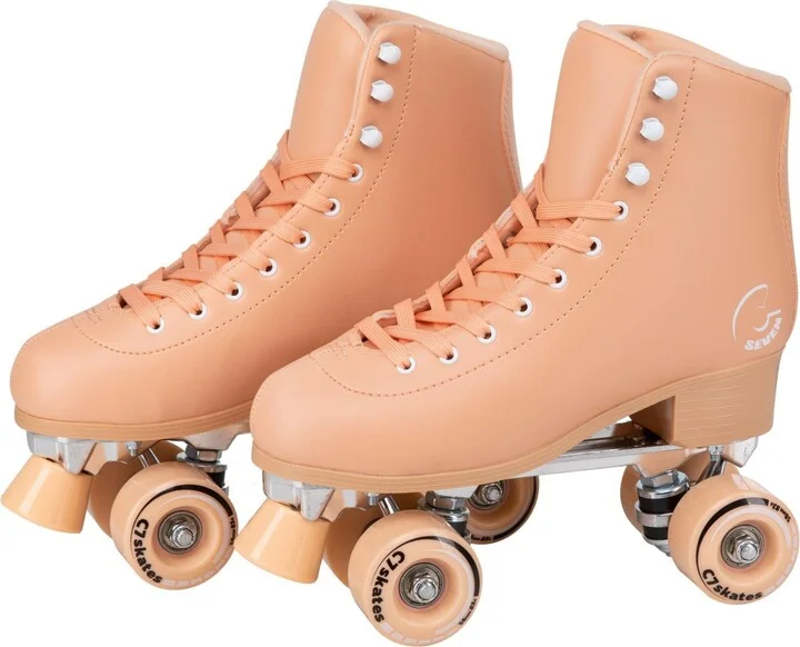 C7skates Forget Me Not Quad Roller Skates (Peach Keen, Men's 7)