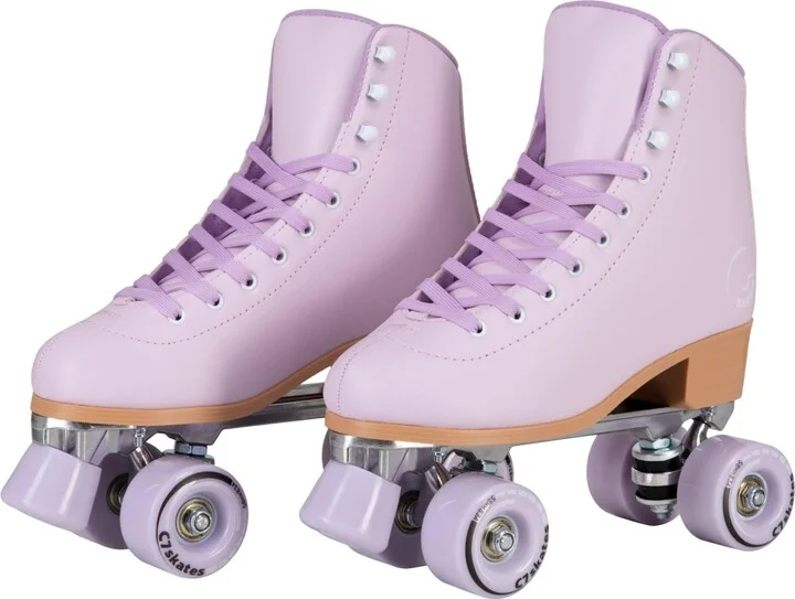 C7skates Forget Me Not Quad Roller Skates (Sugarplum, Men's 6)