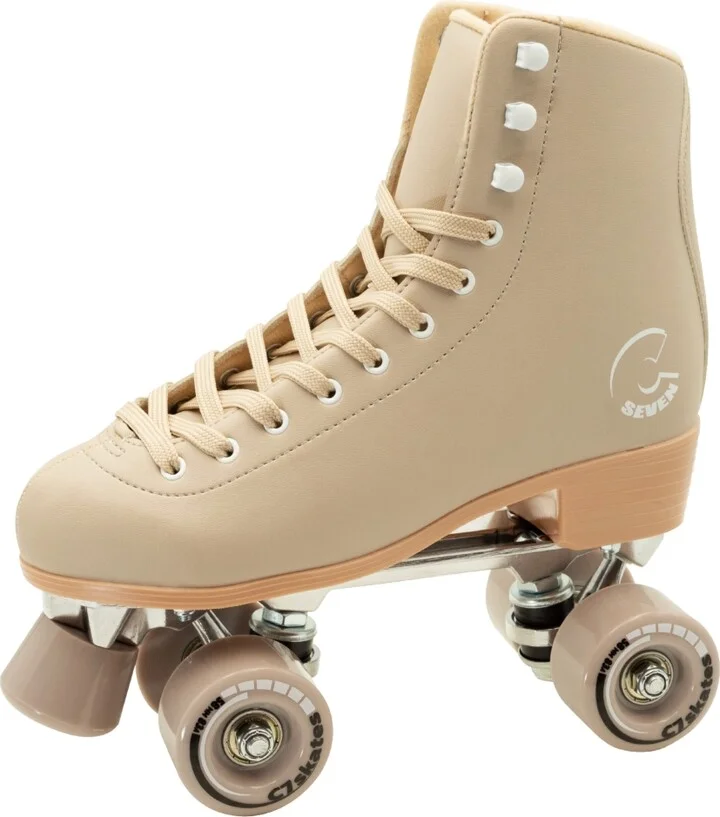 C7skates Forget Me Not Quad Roller Skates (Winter Wheat, Men's 9) - Image 4