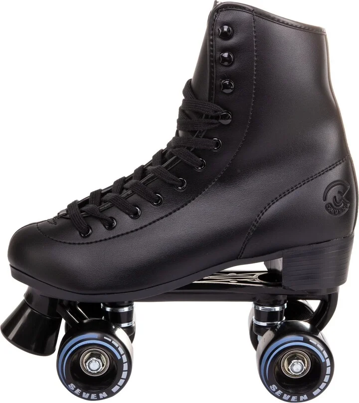 C7skates Vixen Quad Roller Skates (Black, Men's 6)