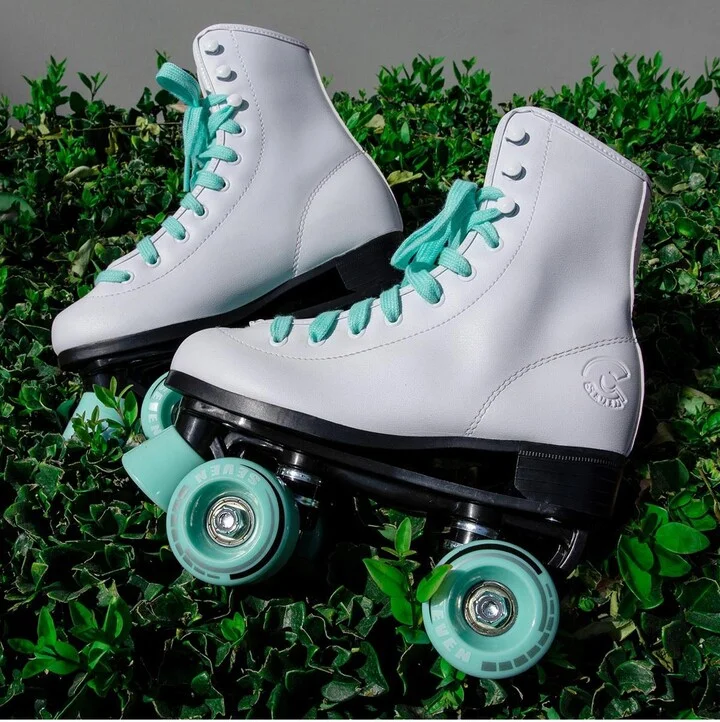 C7skates Vixen Quad Roller Skates (Peppermint, Men's 10) - Image 6