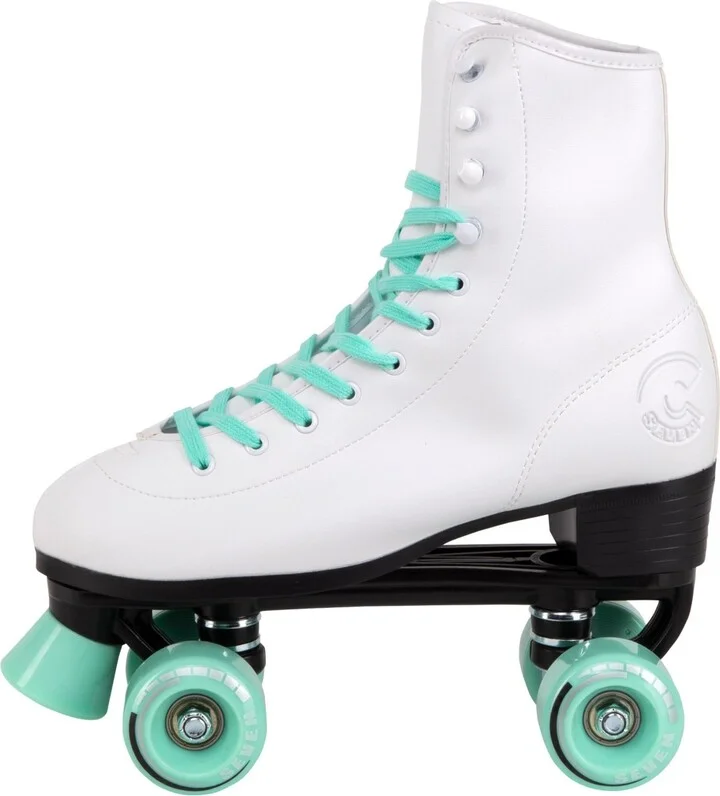 C7skates Vixen Quad Roller Skates (Peppermint, Men's 6)