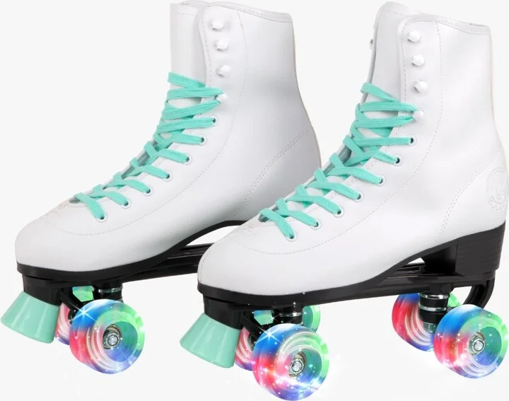 C7skates Vixen Quad Roller Skates (Peppermint w Led, Men's 5) - Image 3
