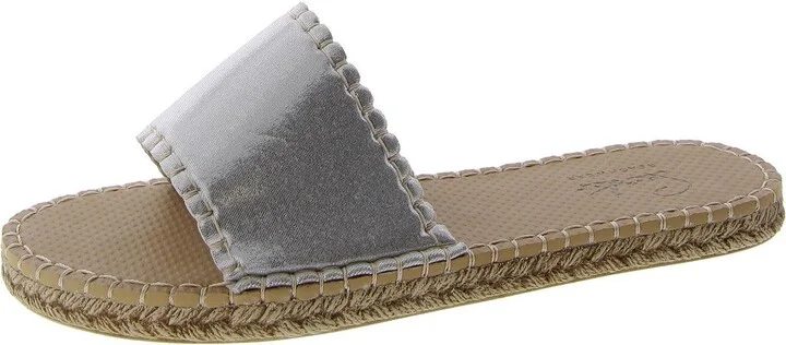 CABANA Womens Round toe Slip on Slide Sandals