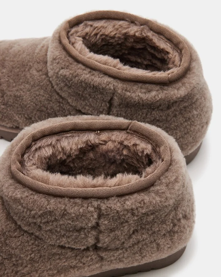 Cabin Faux Shearling Grey - Image 3
