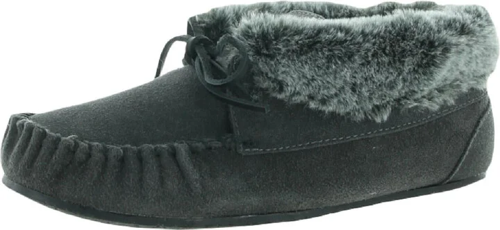 Cabin Womens Suede Moccasin Booties