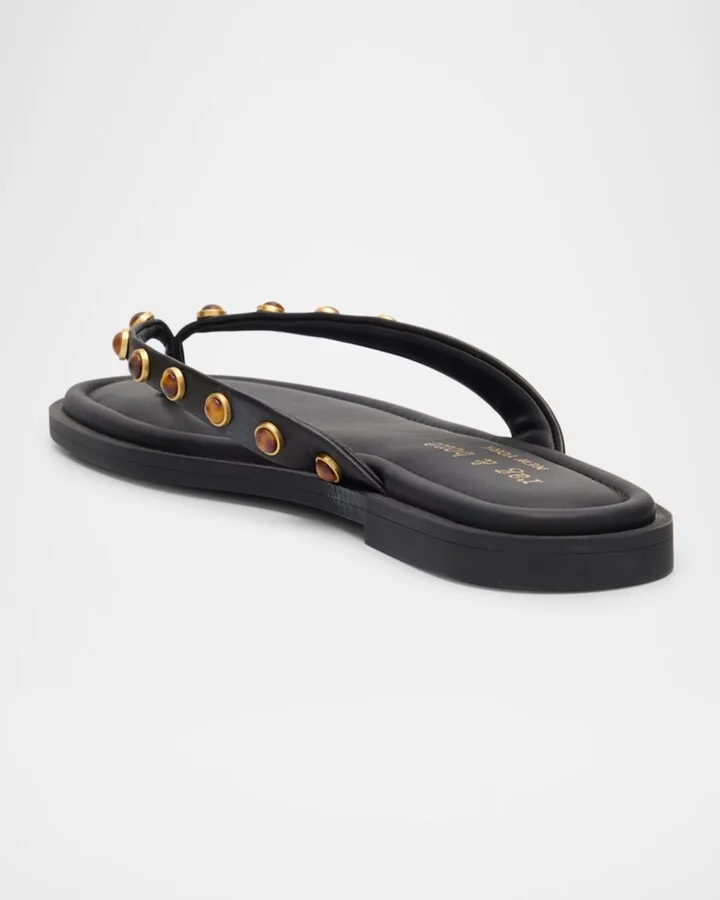 Cabochon Gia Thong Sandals - Image 2