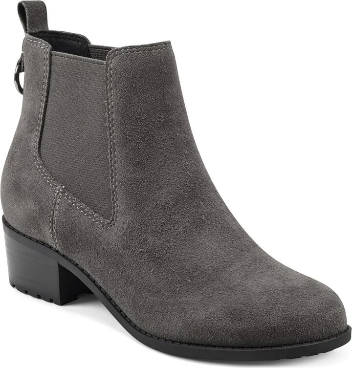 Cabott Womens Stretch Pull-on Ankle Boots