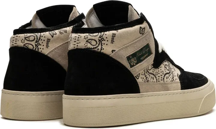 Cabriolets bandana-print high-top sneakers - Image 3