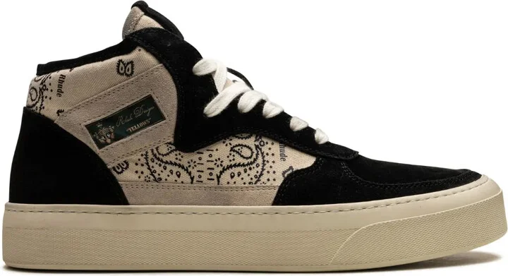 Cabriolets bandana-print high-top sneakers