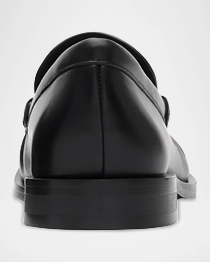 Cadet Grained Calf Leather Penny Loafers - Image 5