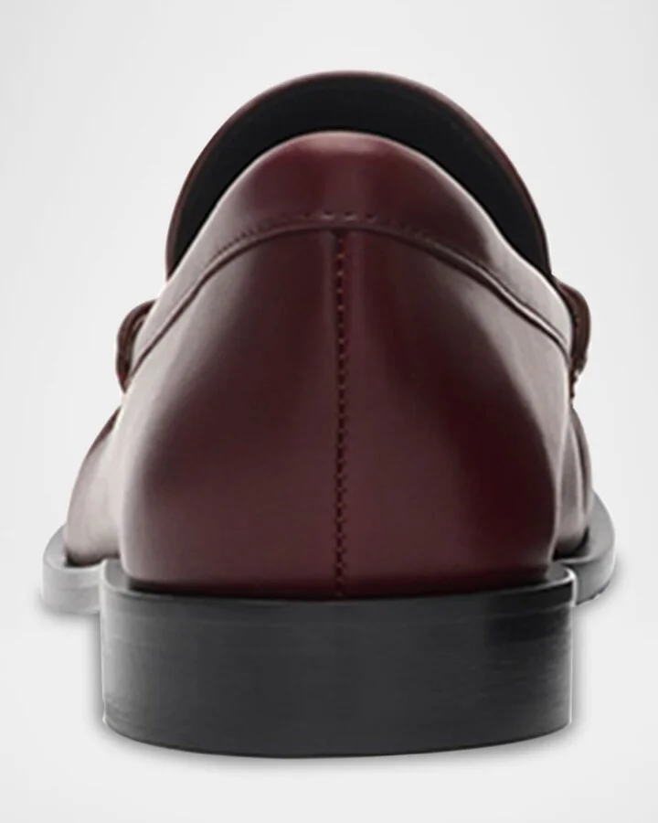 Cadet Grained Calf Leather Penny Loafers - Image 10