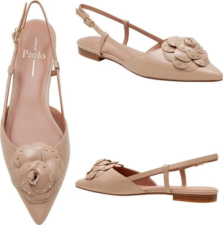 Cadie Slingback Pointed Toe Flat - Image 8