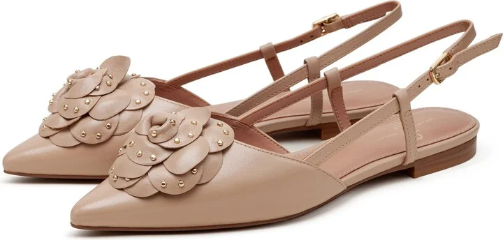 Cadie Slingback Pointed Toe Flat - Image 9