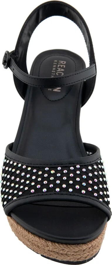 Caegan Rhinestone Mesh Espadrille Wedge Sandal - Image 3