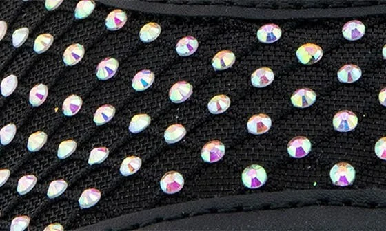Caegan Rhinestone Mesh Espadrille Wedge Sandal - Image 9