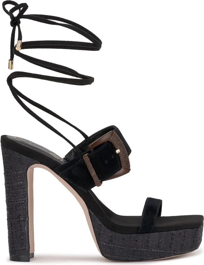 Caelia Ankle Wrap Platform Sandal - Image 3