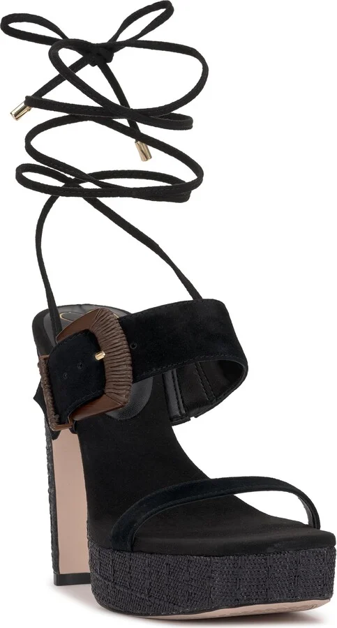 Caelia Ankle Wrap Platform Sandal