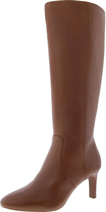 Caelynn II Womens Leather Dressy Knee-High Boots