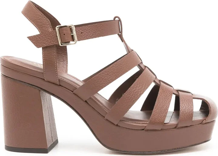 Café de Fleure 70mm caged sandals
