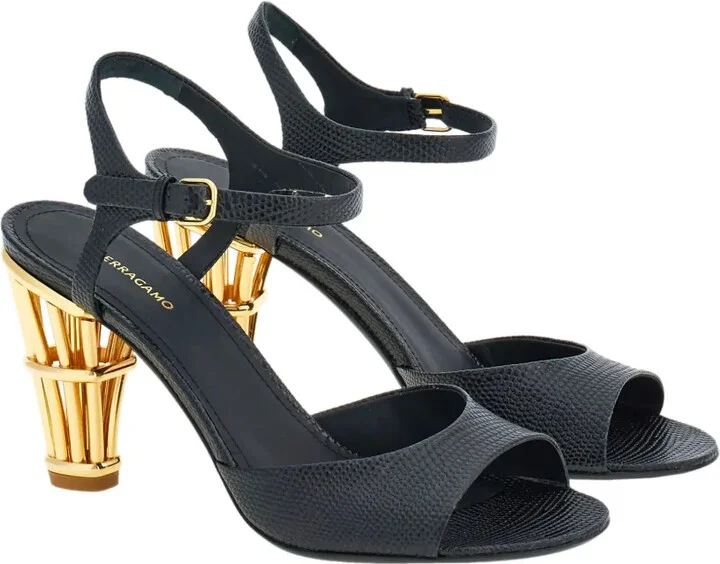 Cage 85mm leather sandals - Image 2