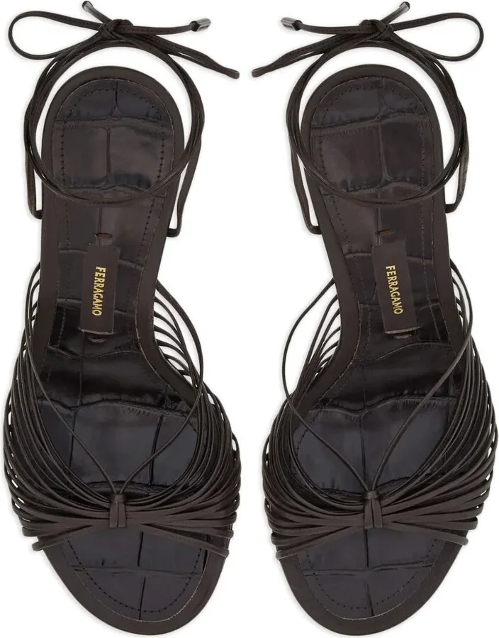Cage-Heel Strap-Detail Sandals - Image 4