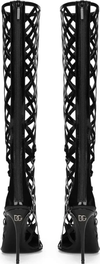 Cage Knee-Length Boots - Image 3